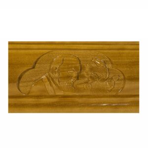 Cofano in legno di Frakè con intaglio a scelta - immagine 5