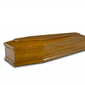 Cofano in legno di Frakè con intaglio calla