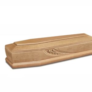Cofano in legno di Frassino con tipo intaglio fiore rosa