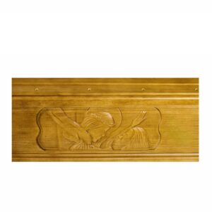 Cofano in legno di paulownia  rifinitura opaca con tipo di intaglio a scelta - immagine 2