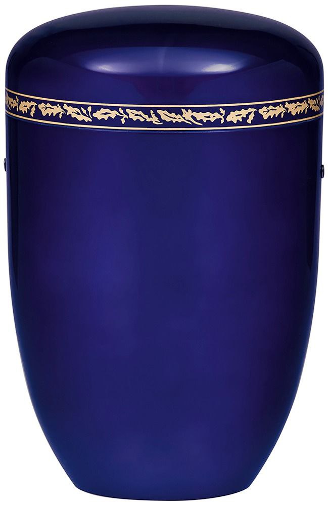 Urna cineraria in acciaio color blu - immagine 1